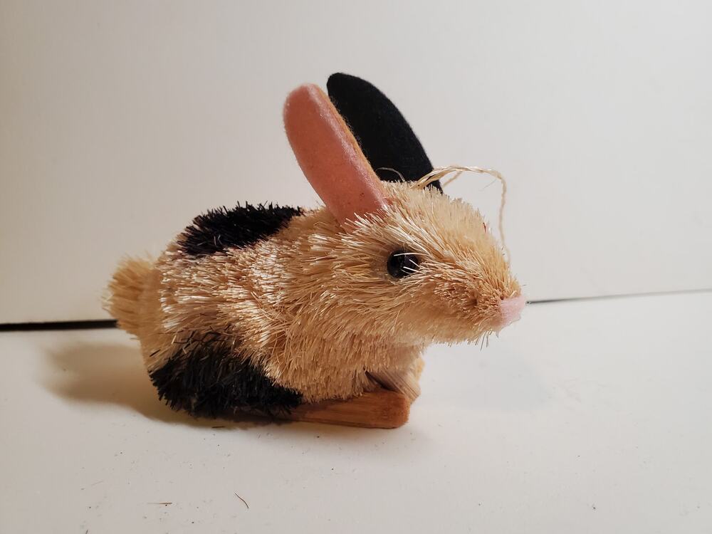 Natural Fiber Ornament - Rabbit